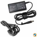 18.5V 3.5A AC POWER ADAPTER FOR HP COMPAQ NC2400 NC6320 + 3 PIN Mains Cable