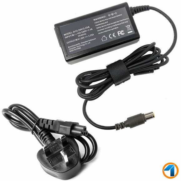 20V 3.25A 65W AC Adapter For IBM For LENOVO Laptop - Check Tip Size 7.9 x 5.5mm